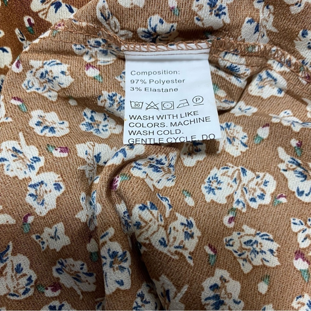 PRETTYGARDEN Women's Summer Floral One Shoulder Maxi Dress NWOT Sz-Medium - Picture 5 of 5